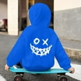 thumbnail image 2 of Gyexs Boy's Graphic Hoodie Long Sleeve Hooded Sweatshirts Pullover Tops Streetwear #03 Blue 1-2 Years, 2 of 8
