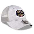 thumbnail image 3 of Men's New Era  Heather Gray Baltimore Ravens 2023 AFC North Division Champions Locker Room Trophy Collection Trucker, 3 of 6