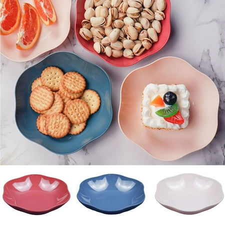 

Happy date 5 Packs Dessert Bowls – Small Plastic Bowls for Snacks Rice Condiments Side Dishes or Ice Cream Fruit Plate Reusable Wear-resistant Plastic Anti-skid Snack Dish Bowl for Home