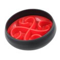 thumbnail image 2 of Comedero para mascotas con soporte de goma antideslizante, diseño de agitación para gatos y perros Alimentación de Agua, 4 Sunnimix Tazón de alimentación lenta para perros, 2 of 6
