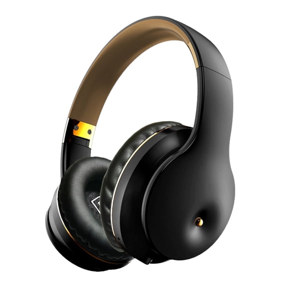 CXALSSY X3 Active Noise Cancelling Headphones, Over-Ear Headphones with Mic for Kids/Adults/Teen/School/TV, Gold