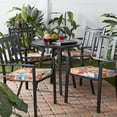 thumbnail image 5 of Greendale Home Fashions 18 x 18 in. Aloha Red Outdoor Dining Seat Cushion (4-Pack), 5 of 6