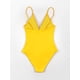 thumbnail image 4 of Traje de baño de una pieza para mujer con control de barriga y cuello en V, 4 of 4
