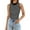 Black, variant on Wang6 Womens Plus Size Tank Tops Summer Ribbed Button up Sleeveless Shirts Causal Slim Fit Floral Printed Tunic T Shirts Tees Blue1 XL