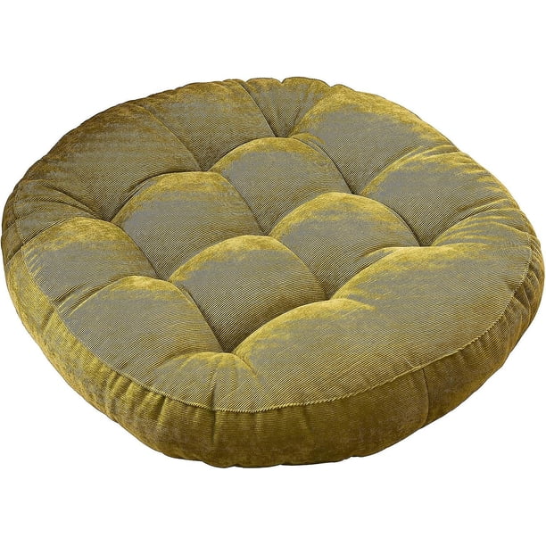 Cojines redondos para sillas YONGSHENG de pana para interiores rellenos de algodón perlado para muebles de oficina