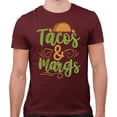 thumbnail image 2 of Tacos and Margs Shirt Unisex 2X-Large Maroon, 2 of 5