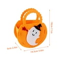 thumbnail image 3 of Halloween Candy Bags, Spooky Candy Bags, Pumpkin Bucket Non-Woven Tote Bags, Felt Cloth Goodie Bag with Handles, Halloween Treat Bags for Party Favors Snacks Chocolates Crayons Toys, 3 of 7