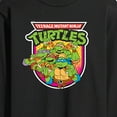 thumbnail image 3 of Teenage Mutant Ninja Turtles - Retro Pizza Graphic - Men's Long Sleeve T-Shirt, 3 of 5