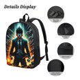 thumbnail image 3 of Hunter X Hunter Backpack, Large Capacity 17 Inch Laptop Backpack, Durable Casual Daypack, Water Resistant, 17.3x12.2x5.5 Inch, 3 of 8