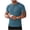 Green, variant on Cmfcve Ribbed Henley T-Shirt for Men Short Sleeve Slim Fit Muscle Shirt Cotton Casual Button Tops
