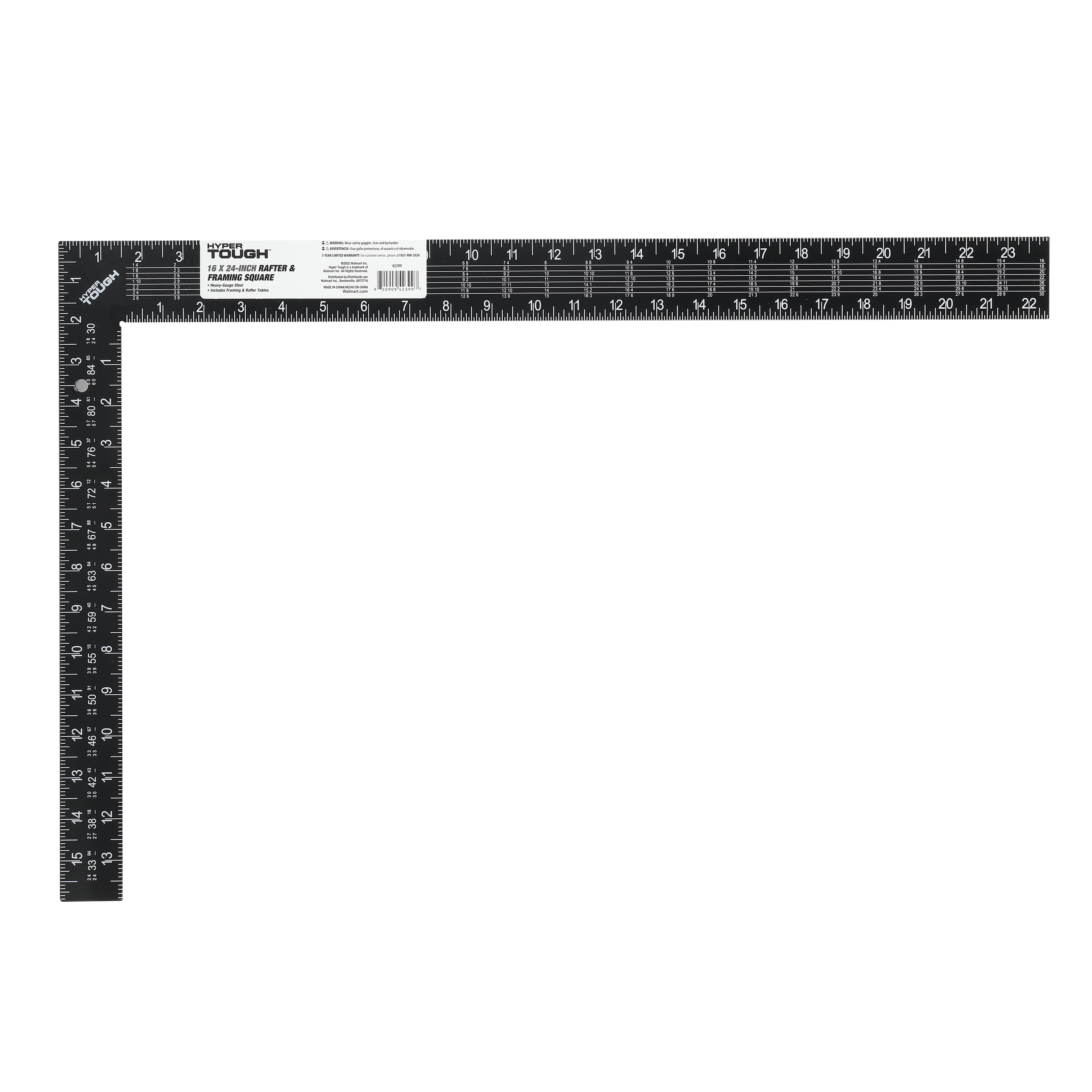 Hyper Tough 16x24-inch Heavy-Duty Rafter Framing Square