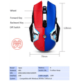 thumbnail image 2 of Souris USB Filaire Souris de Jeu 6 Boutons Macro Personnalisé Pro, 2 of 5