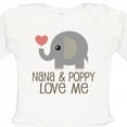 thumbnail image 4 of Inktastic Nana and Poppy Love Me Boys or Girls Long Sleeve Baby Bodysuit, 4 of 5