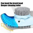 thumbnail image 5 of ZMKIAG Cute Diving Duck Silicone Brush Head Toilet Brush and Holder Set, Flexible Toilet Bowl Brush Head with Silicone Bristles, Wall Mounted Toilet Scrubber Without Drilling, 5 of 6