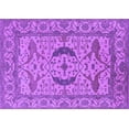 thumbnail image 1 of Ahgly Company Indoor Rectangle Oriental Purple Industrial Area Rugs, 5' x 7', 1 of 4