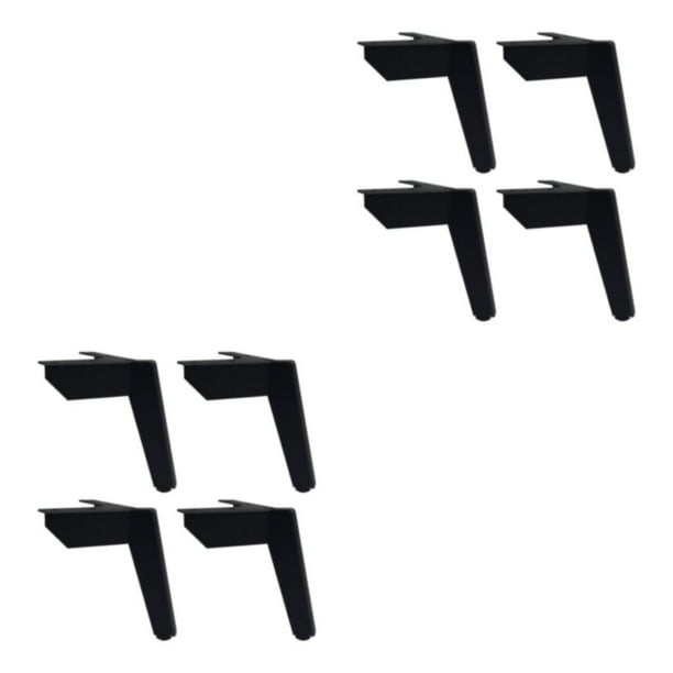 Patas decorativas para muebles Toystoory 4 unids/set negro ronco 10cm