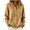Khaki, variant on Azrian Women’s Button Down Hooded Knit Cardigan, Fall Winter Casual Knit OuterwearSizes S-3XL
