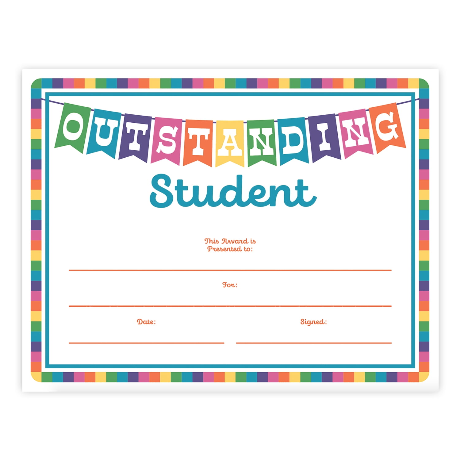 pen-gear-multicolor-paper-certificates-8-5x-11-67lb-150-certificates-30-per-pack-unisex-new-walmart-com for Free Printable Outstanding Student Award Pen+Gear Multicolor Paper Certificates, 8.5x 11, 67lb, 150 Certificates (30 per Pack), Unisex, New - Walmart.com for Free Printable Outstanding Student Award