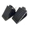 thumbnail image 4 of OULII 2Pcs Tire Skid Stopper Heavy Duty Rubber Black Parking Control for Car Drivers, 4 of 8