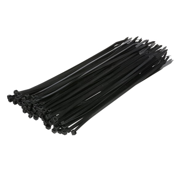 SeaChoice  14151; Black Nylon Cable Tie Uv 11 inch