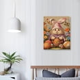 thumbnail image 4 of Sheronv Easter Bunny Eggs Flowers Fine Art Aesthetic Poster & Print Wall Painting for Home Decor - Canvas Print for Living Room Bedroom Office 16x20 in, 4 of 5