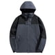 thumbnail image 2 of Chaquetas y abrigos casuales con capucha de manga larga para mujer, con gorra desmontable y resistente al viento, gruesa, tres en uno, para deportes al aire libre, cálida, para mujer., 2 of 5