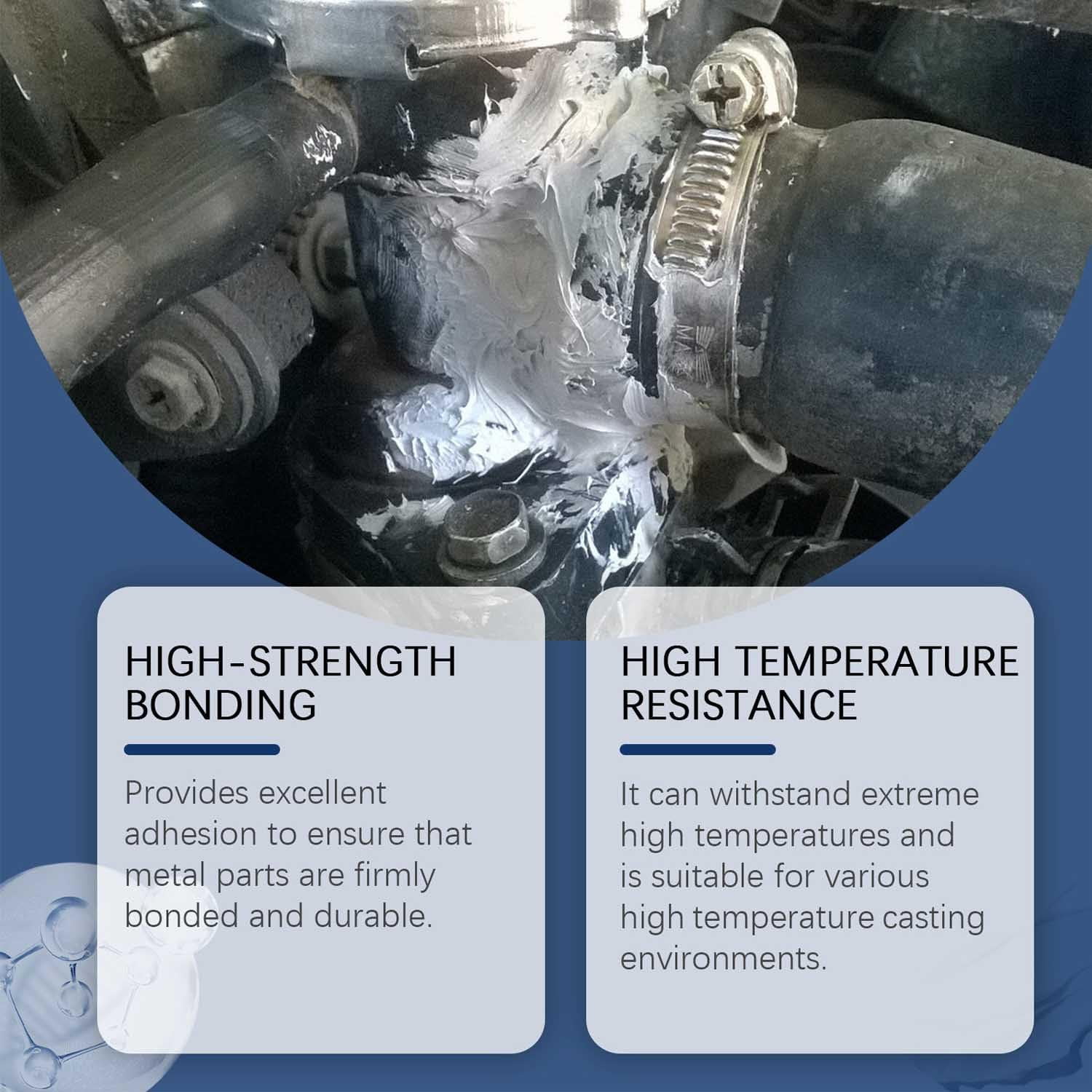 Strong Foundry Glue, Strong Foundry for Metal, Enhanced Casting Glue Repair, Metal Repair Paste Magic Welding for Repairing All Surfaces