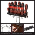 thumbnail image 5 of Stalwart 18 Piece Screwdriver Set with Wall Mount and Magnetic Tips- Precision Kit Including Flatheads, Phillips, and Torx Screwdrivers, 5 of 11