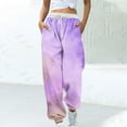 thumbnail image 5 of FNFYFH Joggers for Women Drawstring Waist Tie Dye Athletic Track Pants Closed Bottom Sports Sweatpants with Pockets, 5 of 5