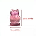 thumbnail image 5 of HOOUN Natural Fluorite Animals Statue Stone Carving Quartz Crystal Healing Reiki Decor-1PC Random Colour-Pumpkin #2, 5 of 9