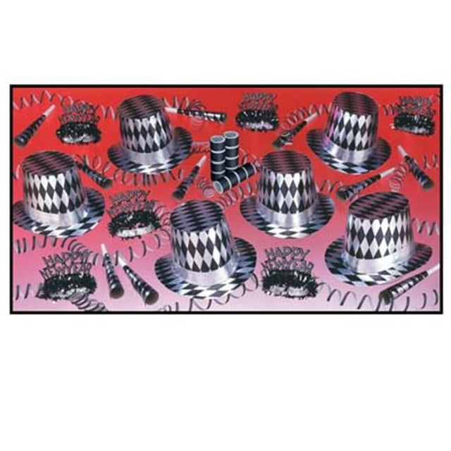 Beistle 88215-50 - Assortiment de Fête Arlequin pour 50