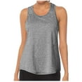 thumbnail image 2 of SEAOPEN Women's Workout Tops Racerback Athletic Tank Tops Sleeveless Loose Fit Yoga Running Gym Shirts for Women Gray,XL, 2 of 6