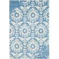 thumbnail image 2 of SAFAVIEH Bella Zlata Medallion Geometric Wool Area Rug, Light Blue/Ivory, 4' x 6', 2 of 6