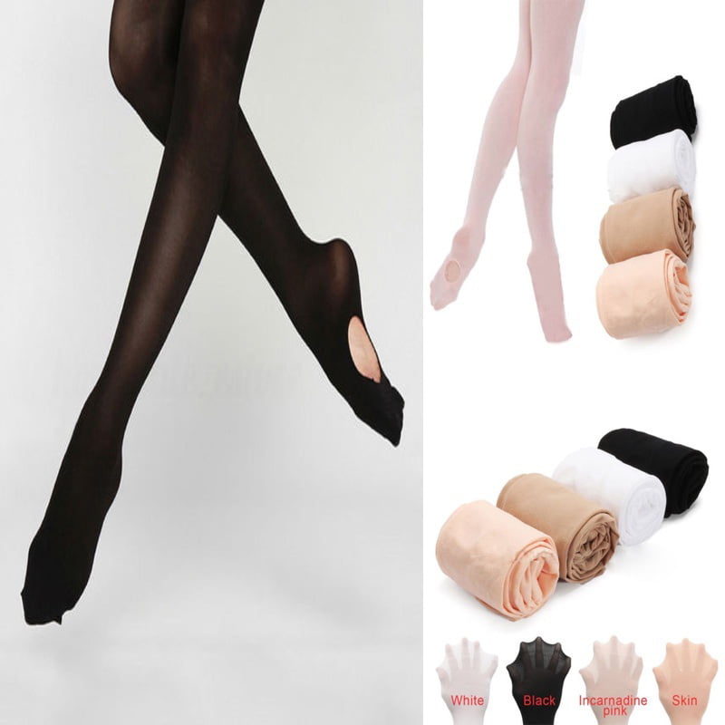 Convertible Tights Dance Stocking Socks Ballet Pantyhose Kids Adults S/M/L SALE! 