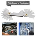 thumbnail image 6 of Thread Pitch Cutting Gauge Tool Set 55 and 60° Inch and Metric 4-48 Imperial System 55 Degrees 20Pc, 6 of 8