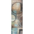 thumbnail image 2 of Poloson, Kimberly 7x14 Gold Ornate Wood Framed with Double Matting Museum Art Print Titled - Blue Sky I, 2 of 4