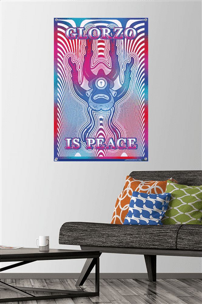 Rick And Morty - Glorzo Wall Poster with Pushpins, 22.375" x 34"
