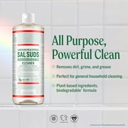 - Sal Suds Biodegradable Cleaner (32oz, 2-Pack) - Concentrated Purpose Cleaning Solution & Mop Soap, For Floors, Laundry & Dishes - Formula Made with -Based Surfactants