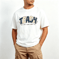 thumbnail image 3 of “Teach Love Learn Grow” Retro Teacher T-Shirt – Cute Vintage Graphic Tee, Teacher Appreciation Gift for Women Men, 100% Cotton, 3 of 8