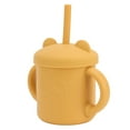 thumbnail image 2 of Taza de silicona para bebé asas antideslizantes taza de silicona con asas y tapa de boquilla para niños pequeños, 2 of 8