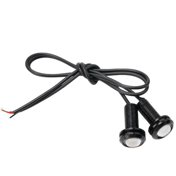 Tekuisi 6pcs 12V 9W Purple Eagle-Eye LED Lights for Car Motorcycle Truck Lighting Retrofit 18mm Hawkeye Light Eagle-Eye LED Lights