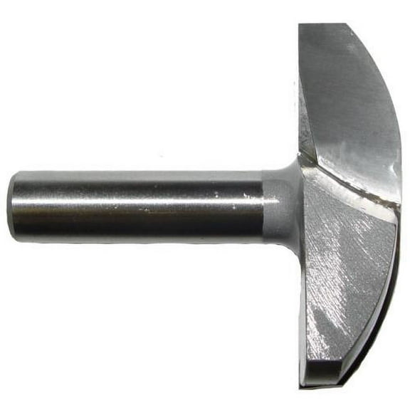 Magnate 5565 Horizontal Crown Molding Router Bit - 2-1/2" Cutting Diameter, 3/8" Cove Depth, 5/8" Cutting Height, 1/2" Shank Diameter, 2-1/4" Radius