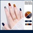 thumbnail image 3 of Pisexur Belleza Maquillaje Set de esmaltes de uñas en gel de 4 colores, color crema pudín, para principiantes.para mujeres y hombres, 3 of 3