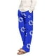 thumbnail image 1 of Pantalones de pijama largos de poliéster para hombre, informales, con estampado a cuadros, holgados y deportivos., 1 of 4