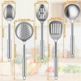 thumbnail image 2 of 5Pcs Kitchen Cooking Utensils Set Stainless Steel Shovel Soup Spoon Spatula Utensils Dinnerware Coo, 2 of 5