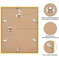 thumbnail image 4 of 12x16 Picture Frame for Wall Display, 12x16 Gold Picture Frame with HD Plexiglas, 12 x 16 Poster Frame 1 Pack, Display Frame for Vertical or Horizontal, Classic Collection, 4 of 7