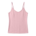 thumbnail image 4 of Besolor Tank Tops for Women Casual Summer Eyelet Button V Neck Sleeveless Spaghetti Strap Camisole Lightweight Loose Camis Blouse, 4 of 7