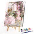 thumbnail image 2 of 40X50cm pintura al óleo sin marco por números pintura de bicicleta rosa lienzo imagen manualidades Hugtrwg Para estrenar, 2 of 9