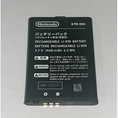 Nintendo 3DS Replacement Battery (KTR-003) 3.7V 1400mAh …