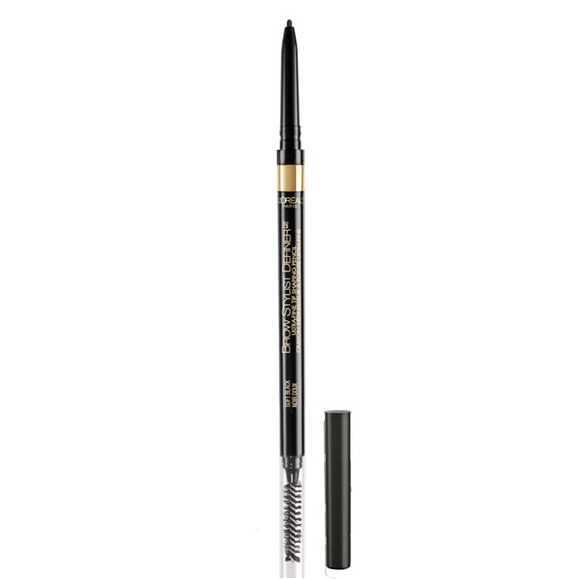 Lápiz de cejas L'Oreal Paris Brow Definer Waterproof Black